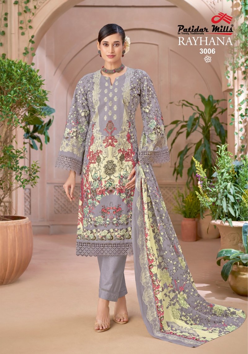 Rayhana Vol 3 By Patidar Cotton Printed Dress Material